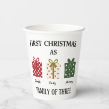 Erstes Weihnachten als Familie zu Dritt als Erinne