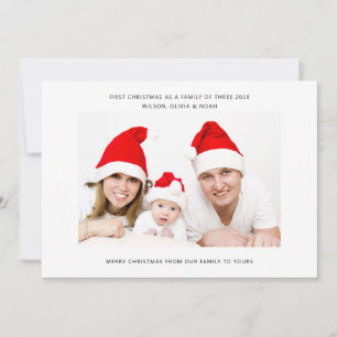 Erstes Weihnachten als Familie zu dritt Familienfo