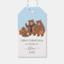 Erstes Weihnachten als Familie zu Dritt mit Bär