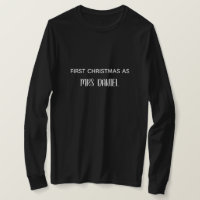 Erstes Weihnachten als Frau Nachname T-Shirt