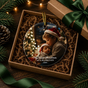 Erstes Weihnachten als großer Bruder Ornamente