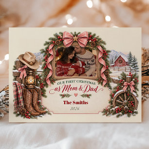 Erstes Weihnachten als Mama und Papa Western-Foto
