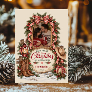 Erstes Weihnachten als Mama und Papa Western-Foto