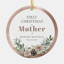 Erstes Weihnachten als Mutter Foto-Andenken