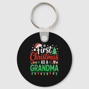 Erstes Weihnachten als Oma passend zur neuen Nana  Schlüsselanhänger