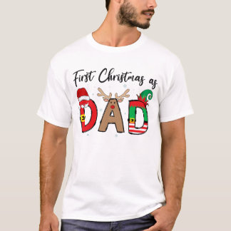 Erstes Weihnachten als Papa - Familien-Matching-We T-Shirt