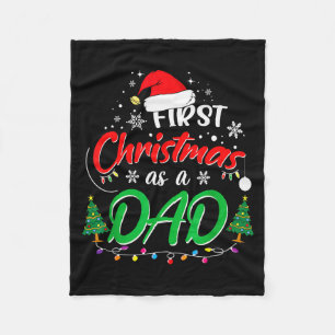 Erstes Weihnachten als Papa Neuer Vater 1. Weihnac Fleecedecke