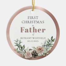 Erstes Weihnachten als Vater Foto-Andenken