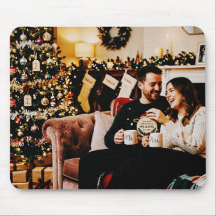 Erstes Weihnachten als verheiratetes Paar Foto-Mau Mousepad