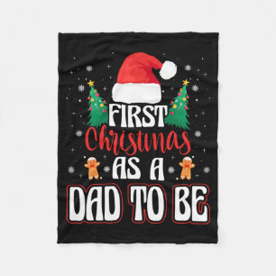 Erstes Weihnachten als werdender Vater - Baby Fleecedecke