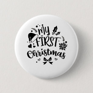 Erstes Weihnachten der Babys passende Familie Button