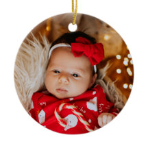Erstes Weihnachten des Babys - Festliche Fotogesch