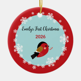 Erstes Weihnachten des Babys, Fotodekoration Keramik Ornament
