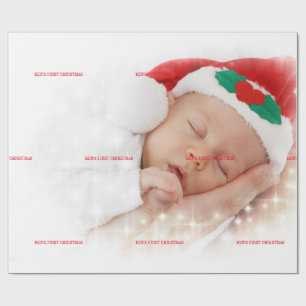 ERSTES WEIHNACHTEN DES BABYS GESCHENKPAPIER