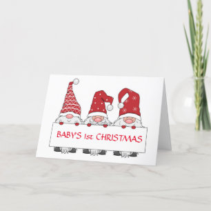 "ERSTES WEIHNACHTEN DES BABYS" KARTE