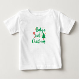 Erstes Weihnachten für das Baby T-shirt