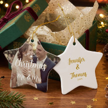 Erstes Weihnachten für Herrn und Frau Personalisie