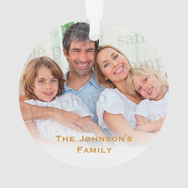 Erstes Weihnachten in neuem Zuhause | Ihr Ornament (Rückseite)