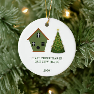 Erstes Weihnachten in unserem neuen Keramikornament