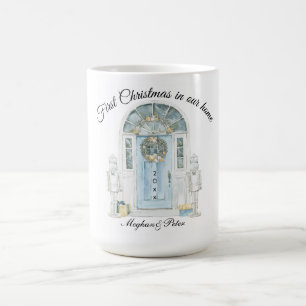 Erstes Weihnachten in unserem Zuhause Wasserfarbe Kaffeetasse