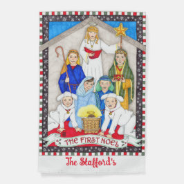 Erstes Weihnachten Kinder Krippe Personalisiert Ur
