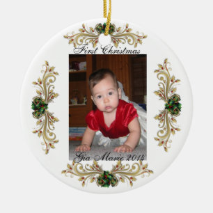 "Erstes Weihnachten meines Babys"-Schmuckanhänger  Keramikornament