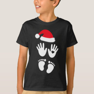 Erstes Weihnachten mit Babybauch Damen T-Shirt