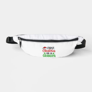 Erstes Weihnachten Opa Santa Hut Bauchtasche