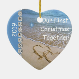 Erstes Weihnachten SETZEN ZUSAMMEN 2019 Keramik Ornament