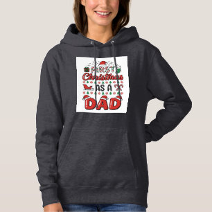 Erstes Weihnachten Vatertagsurlaub Hoodie