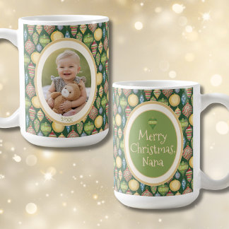 Erstes Weihnachtsgeschenk für Nana Baby-Foto-Tasse Kaffeetasse