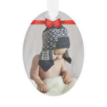 Erstes Weihnachtsgewohnheits-Foto