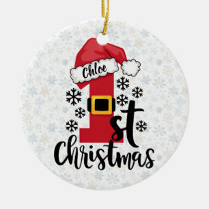 Erstes Weihnachtswunder Keramik Ornament