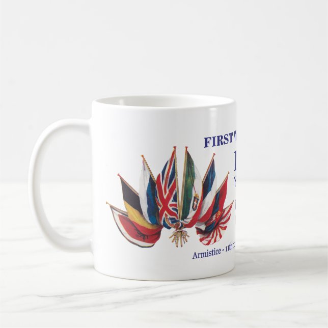 Erstes Weltkriegjahrhundert Kaffeetasse (Links)