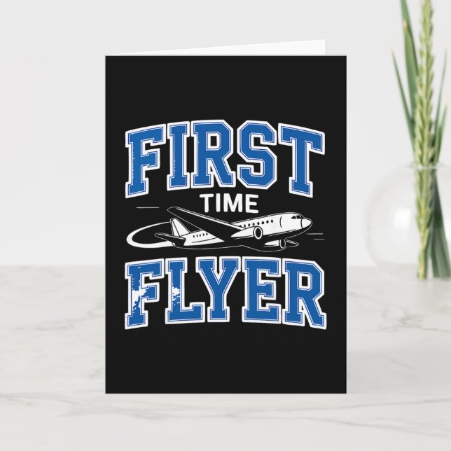 Erstflug Erster Flug  Karte (Vorderseite)