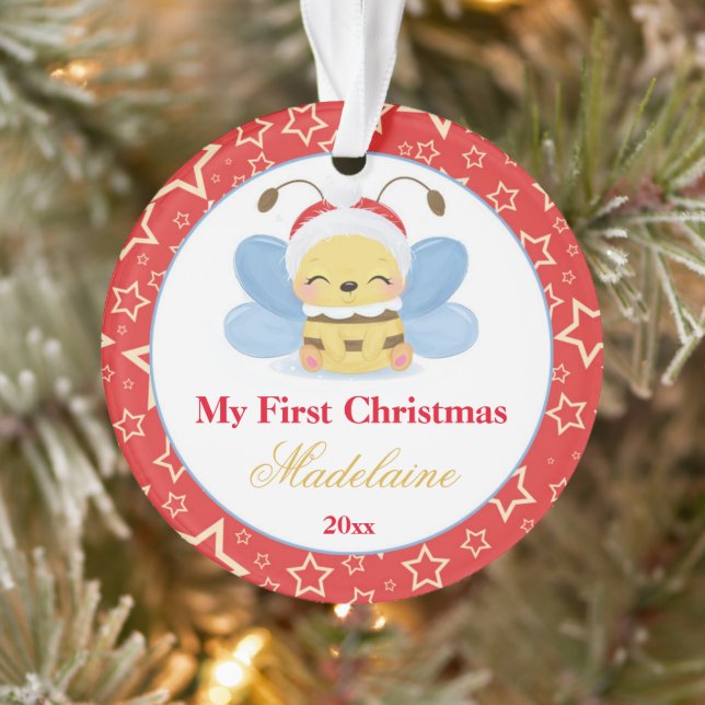 Erstgeborene Weihnachtsschmuck-Baby-Biene Ornament (Baum)