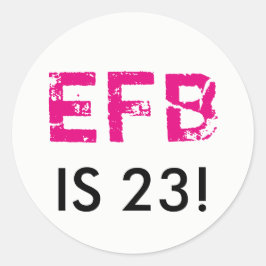 Erstgeburtenrundkleber Runder Aufkleber