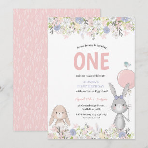 Erstgeburtstag Ostern Sonnige Einladung