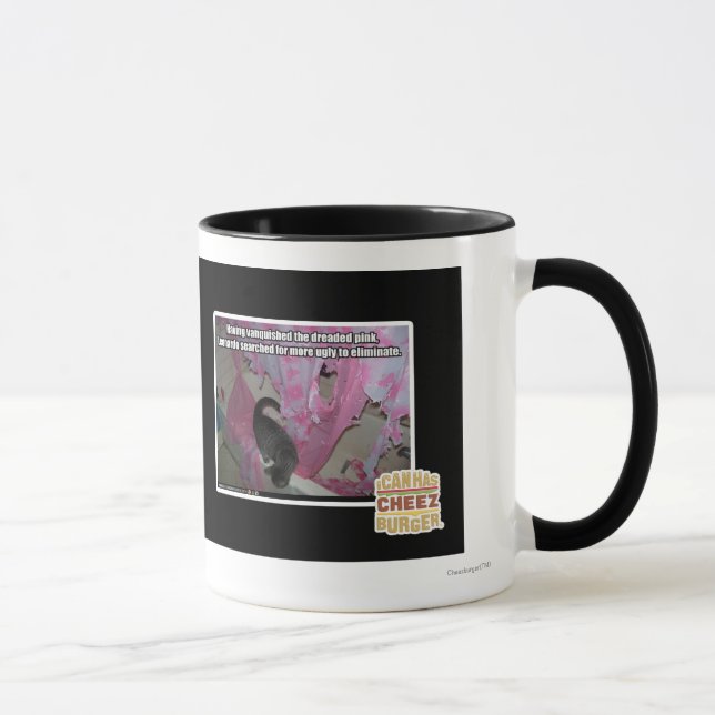Erstickte das furchtbare Rosa Tasse (Rechts)