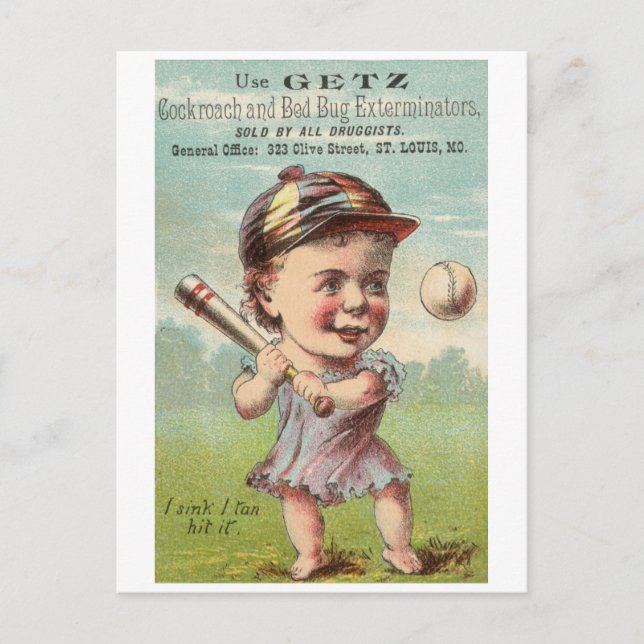 Erstickungskakerlaken und Bettfehler Postkarte (Vorderseite)