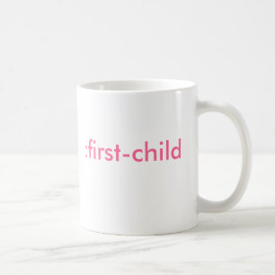 : Erstkind (es ist ein Mädchen) Kaffeetasse