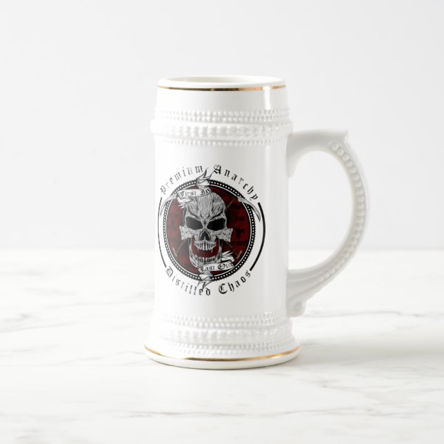 Erstklassige Anarchie Bierglas (Rechts)