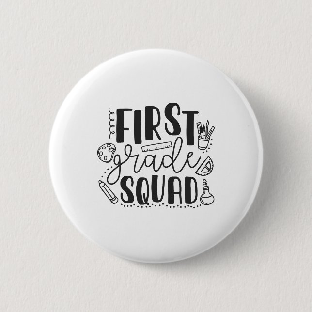Erstklassige Gruppenlehrerin Button (Vorderseite)
