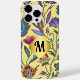 Erstklassige Luxus goldene Runde l Viktorianisch Case-Mate iPhone 14 Pro Max Hülle