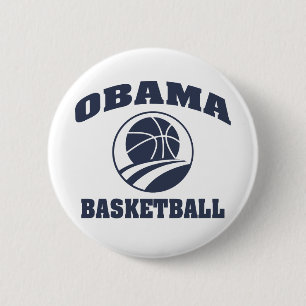Erstklassiger Basketballknopf Obama Button