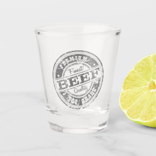 Erstklassiges Beef-Grau Schnapsglas