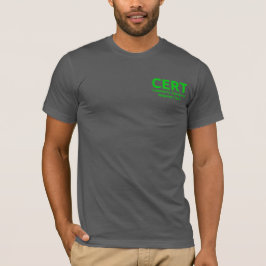 Erstklassiges kurzes Hülsen-T-Shirt CERT T-Shirt