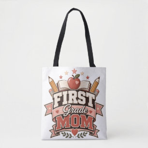Erstklässler-Mama Retro-Schul-Design Tasche