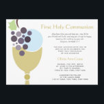 Erstkommunion Einladung<br><div class="desc">Mit dieser individuellen Einladung laden wir Ihre Gäste zu einer ersten Kommunionsfeier ein.</div>