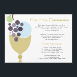 Erstkommunion Einladung<br><div class="desc">Mit dieser individuellen Einladung laden wir Ihre Gäste zu einer ersten Kommunionsfeier ein.</div>